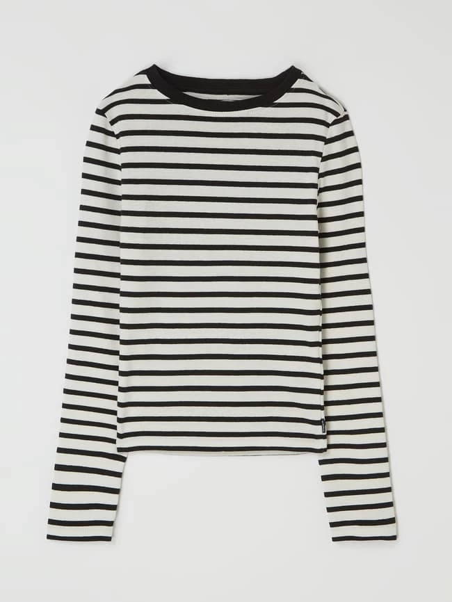 Billig 🎁 Garcia Longsleeve Mit Streifenmuster - Schwarz 🌟 3 Billig 🎁 Garcia Longsleeve Mit Streifenmuster - Schwarz 🌟