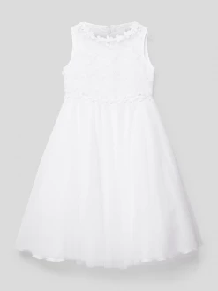 Top 10 🎁 Weise Kommunionskleid Mit Spitzenbesatz - Weiß 🎁