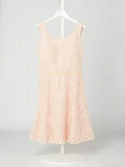 Brandneu 🥰 G.O.L. Kleid Aus Spitze Mit Zierperlen - Apricot 🥰