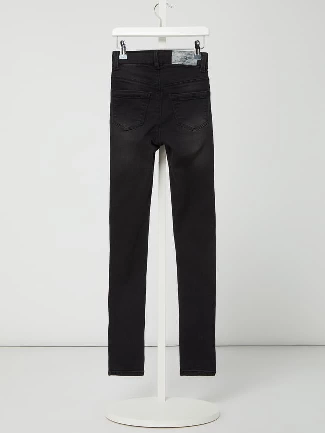 Schlussverkauf ✨ Blue Effect Slim Fit High Waist 👖 Jeans Mit Stretch-Anteil - Schwarz 👍 6 Schlussverkauf ✨ Blue Effect Slim Fit High Waist 👖 Jeans Mit Stretch-Anteil - Schwarz 👍 – Bild 4