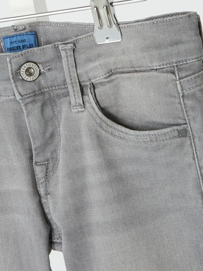 Besorgen ❤️ Pepe 👖 Jeans Skinny Fit 👖 Jeans Mit Stretch-Anteil Modell 'Pixlette' - Mittelgrau Meliert 👏 4 Besorgen ❤️ Pepe 👖 Jeans Skinny Fit 👖 Jeans Mit Stretch-Anteil Modell 'Pixlette' - Mittelgrau Meliert 👏 – Bild 2