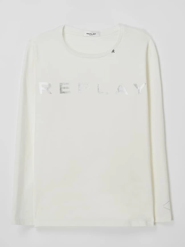 Coupon 🛒 Replay Longsleeve Mit Stretch-Anteil - Offwhite ⭐ 3 Coupon 🛒 Replay Longsleeve Mit Stretch-Anteil - Offwhite ⭐