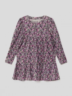 Beste Bewertungen von ❤️ Name It Kleid Mit Allover-Muster Modell 'Nina' - Lila 🎁