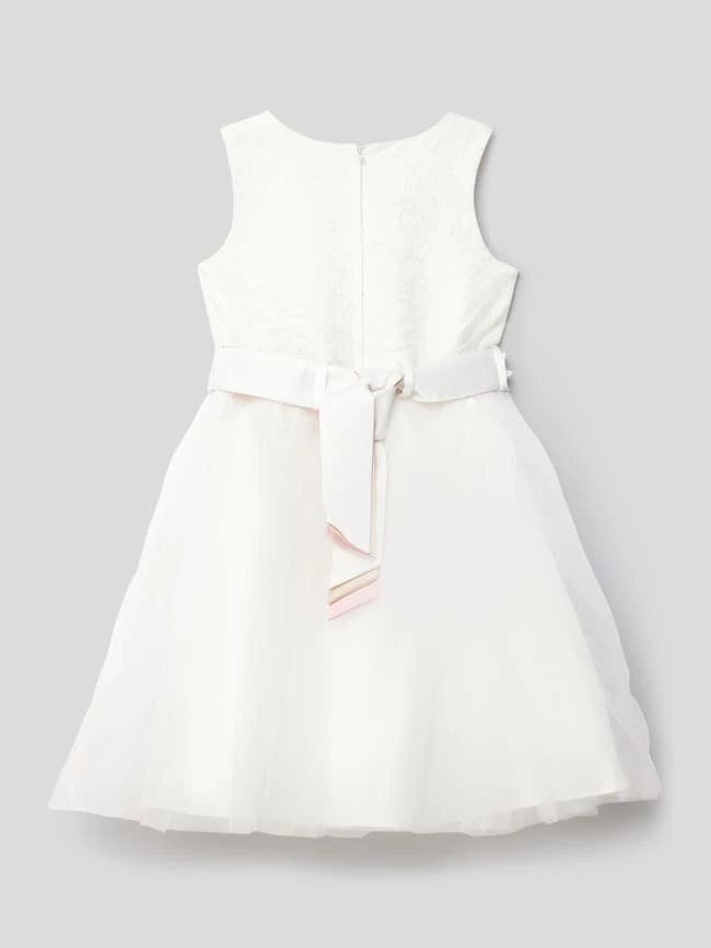 Billig 😀 Happy 👧 Girls Kommunionskleid Mit Paillettenbesatz - Offwhite 🤩 5 Billig 😀 Happy 👧 Girls Kommunionskleid Mit Paillettenbesatz - Offwhite 🤩 – Bild 3