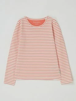 Bestes Angebot ❤️ Marc O'Polo Longsleeve Mit Streifenmuster - Koralle 🥰