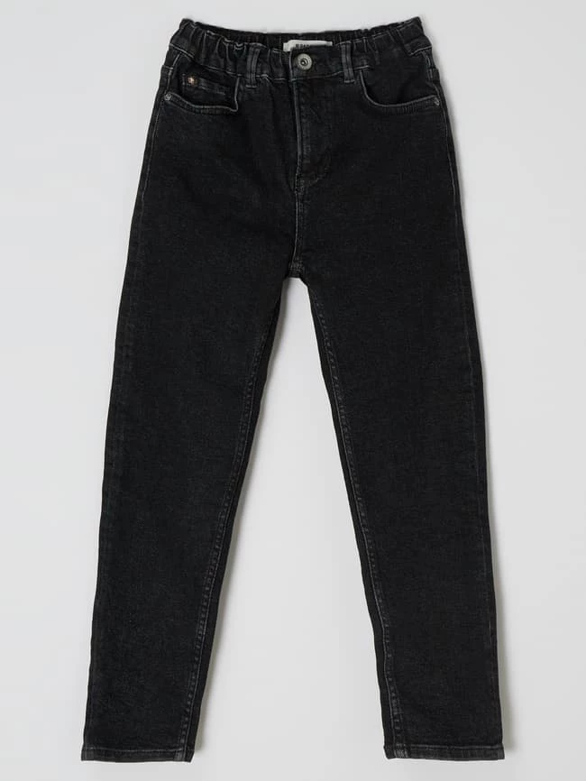 Brandneu 🛒 Garcia Mom Fit High Waist 👖 Jeans Mit Stretch-Anteil - Dunkelgrau ✨ 3 Brandneu 🛒 Garcia Mom Fit High Waist 👖 Jeans Mit Stretch-Anteil - Dunkelgrau ✨