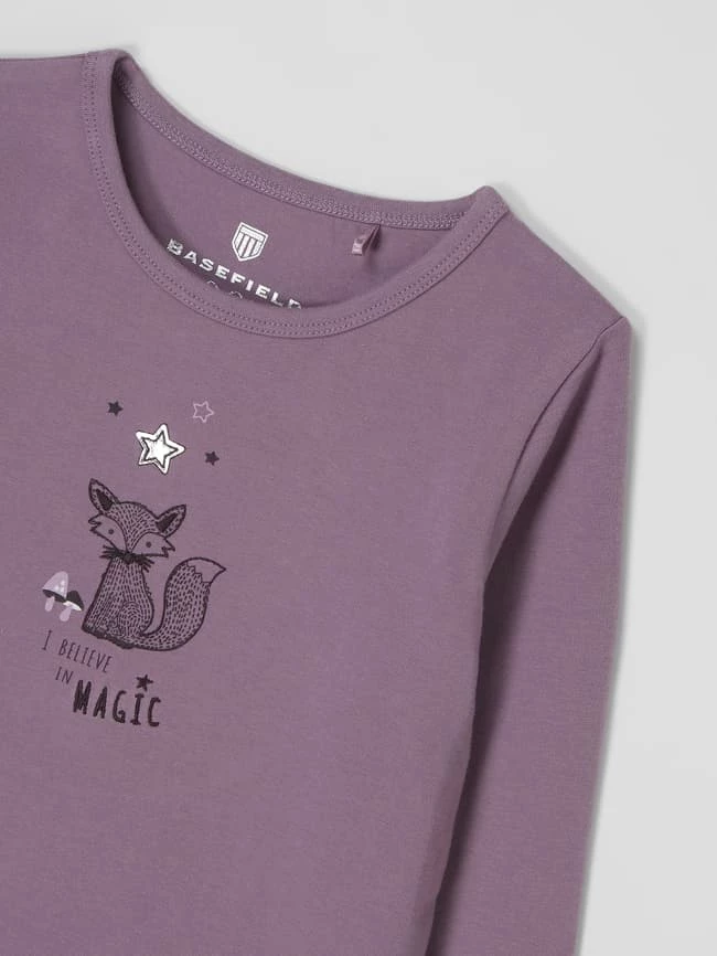 Bestes Angebot 😀 Basefield Longsleeve Mit Stickerei - Flieder 🤩 4 Bestes Angebot 😀 Basefield Longsleeve Mit Stickerei - Flieder 🤩 – Bild 2