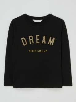 Beste Bewertungen von 💯 Mango Longsleeve Mit Message Modell 'Dreamer' - Schwarz 😍