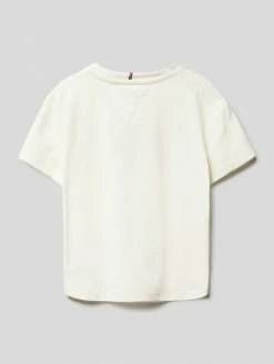 Bestes Angebot ⌛ Tommy Hilfiger Teens T-Shirt Mit Label-Print Modell 'SATEEN' - Ecru 👍 -Happy Girls-shop a184oci86h73ghag9h7l4iqc98r52hal8or4ojimad23cdi59t330hhl99a3igif6t5j6khjakp4ci1l90o3idb170o34p9lchgm8phkc9ijieb16pim8cpi69i3cob16tijee0