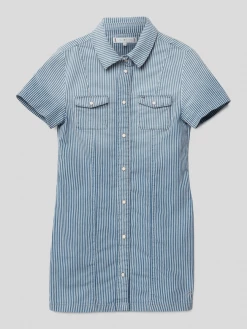 Aktion ⭐ Tommy Hilfiger Teens Kleid Mit Streifenmuster - 👖 Jeans ⭐