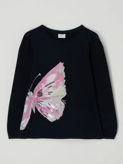 Blitzangebot 🛒 S.Oliver RED LABEL Longsleeve Mit Print - Marineblau 🤩