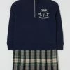 Aktion ⌛ Polo Ralph Lauren Teens Kleid Im 2-in-1-Look - Marineblau 🤩