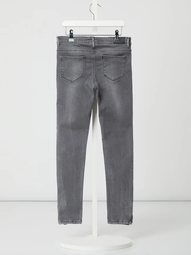 Auslauf 😀 Only Skinny Fit 👖 Jeans Mit Stretch-Anteil Modell 'Kendel' - Mittelgrau Meliert ⭐ 5 Auslauf 😀 Only Skinny Fit 👖 Jeans Mit Stretch-Anteil Modell 'Kendel' - Mittelgrau Meliert ⭐ – Bild 3