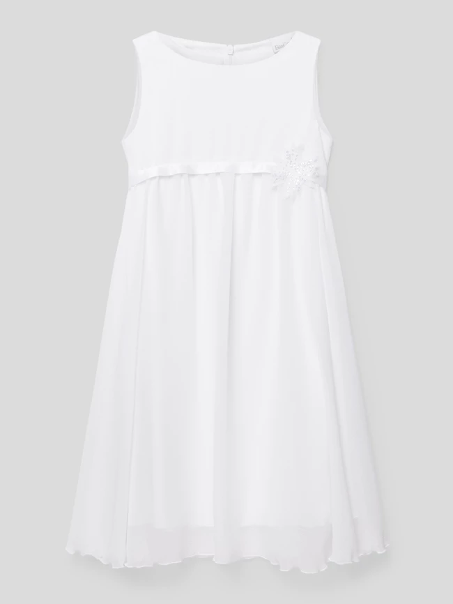 Besorgen 🔥 Weise Kommunionskleid Mit Floralem Detail - Weiß 👍 3 Besorgen 🔥 Weise Kommunionskleid Mit Floralem Detail - Weiß 👍