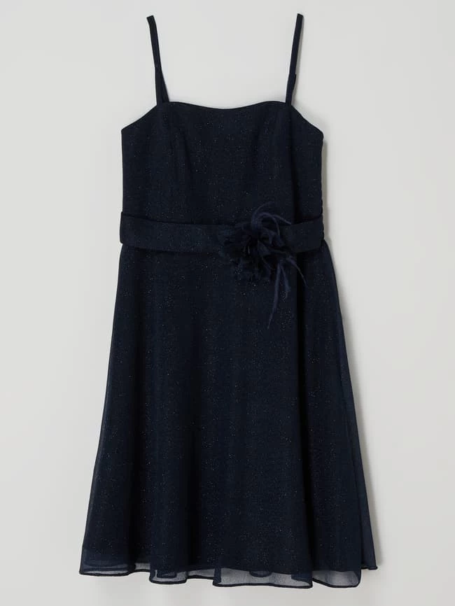 Schlussverkauf 💯 G.O.L. Kleid Mit Glitter-Effekt - Marineblau ✨ 3 Schlussverkauf 💯 G.O.L. Kleid Mit Glitter-Effekt - Marineblau ✨