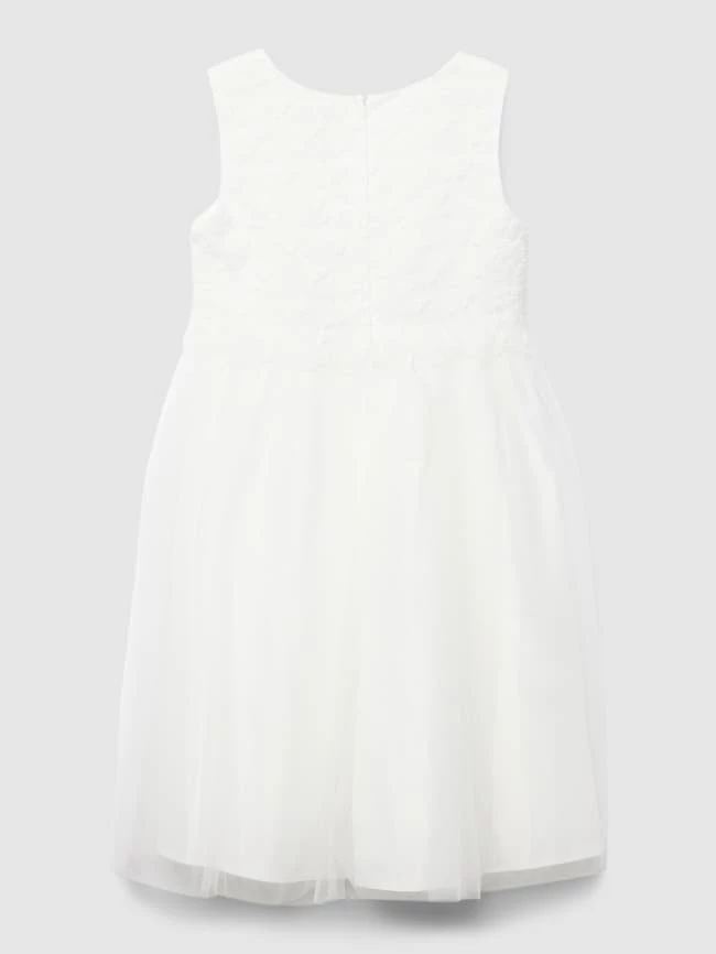 Budget 👍 Happy 👧 Girls Kommunionskleid Mit Floralem Detail - Ecru 👍 5 Budget 👍 Happy 👧 Girls Kommunionskleid Mit Floralem Detail - Ecru 👍 – Bild 3