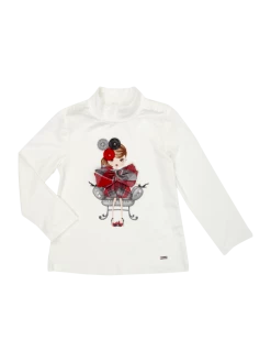 Billig 😉 Mayoral Longsleeve Mit Print - Rot 🎉