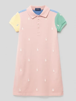 Bestes Angebot 🤩 Polo Ralph Lauren Kids Kleid Mit Logo-Stitching - Apricot 🤩