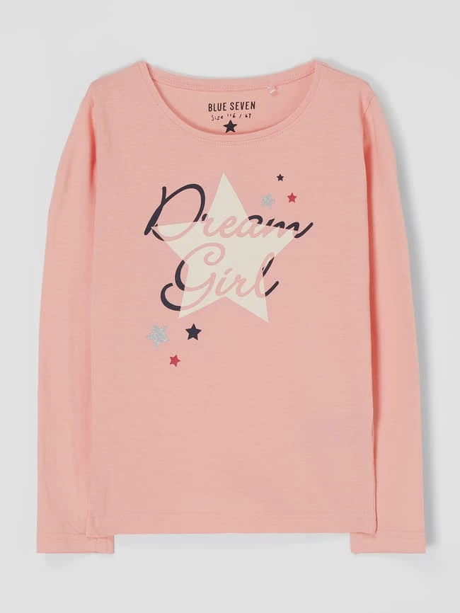 Aktion ❤️ Blue Seven Longsleeve Aus Baumwolle - Rosa 🎉 3 Aktion ❤️ Blue Seven Longsleeve Aus Baumwolle - Rosa 🎉