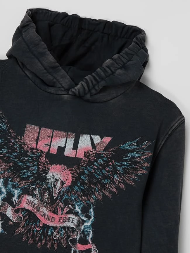 Coupon ✨ Replay Sweatkleid Aus Baumwolle - Schwarz ✨ 4 Coupon ✨ Replay Sweatkleid Aus Baumwolle - Schwarz ✨ – Bild 2