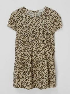 Bester Verkauf 😉 Tom Tailor Kleid Aus Viskose - Ecru 👏