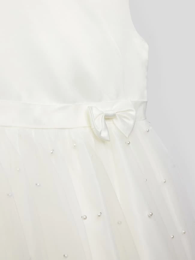 Billig 🎉 Happy 👧 Girls Kleid Mit Schleifen-Detail - Ecru 🤩 4 Billig 🎉 Happy 👧 Girls Kleid Mit Schleifen-Detail - Ecru 🤩 – Bild 2