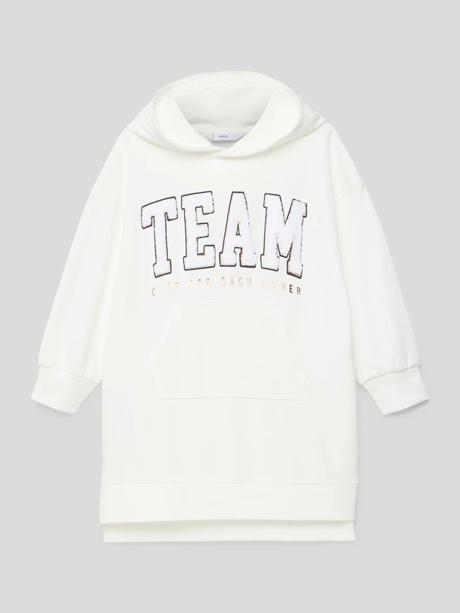 Bester Verkauf ❤️ Mango Sweatkleid Mit Känguru-Tasche Modell 'DRESS TEAM' - Offwhite 👍 3 Bester Verkauf ❤️ Mango Sweatkleid Mit Känguru-Tasche Modell 'DRESS TEAM' - Offwhite 👍