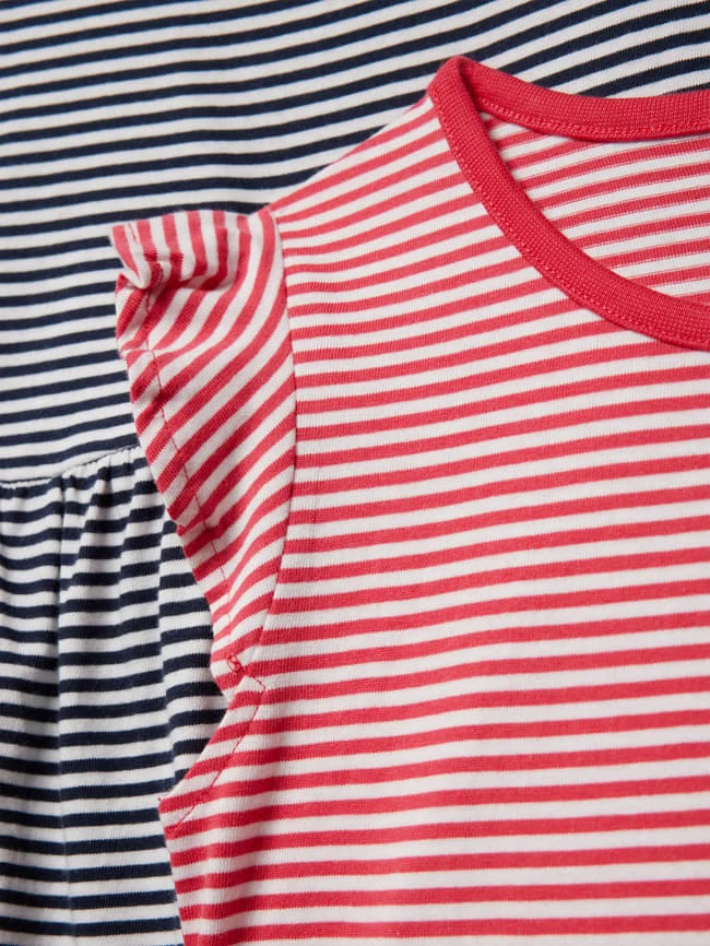 Billig ⌛ Name It Kleid Mit Streifenmuster Im 2er-Pack - Marineblau 🔥 4 Billig ⌛ Name It Kleid Mit Streifenmuster Im 2er-Pack - Marineblau 🔥 – Bild 2
