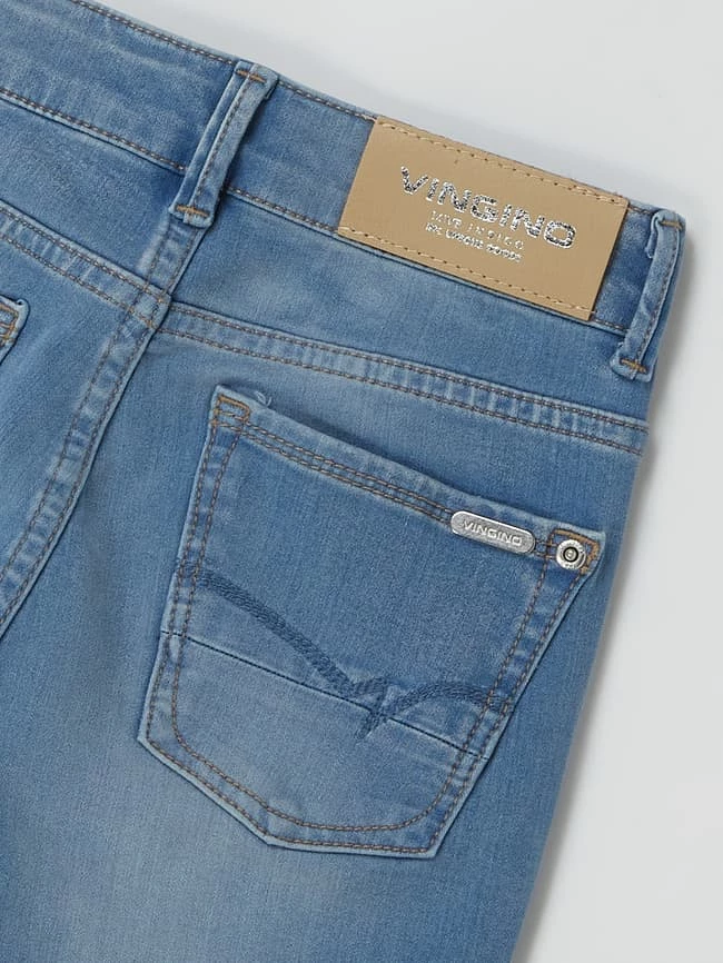 Aktion 😀 VINGINO Super Skinny Fit 👖 Jeans Mit Stretch-Anteil Modell 'Bella' - Blau ✔️ 6 Aktion 😀 VINGINO Super Skinny Fit 👖 Jeans Mit Stretch-Anteil Modell 'Bella' - Blau ✔️ – Bild 4