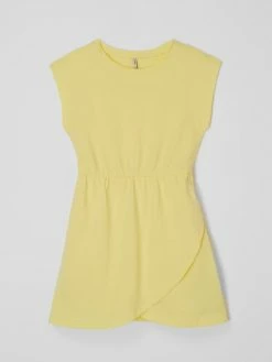 Top 10 💯 Only Jerseykleid In Wickel-Optik Modell 'May' - Hellgelb 😍