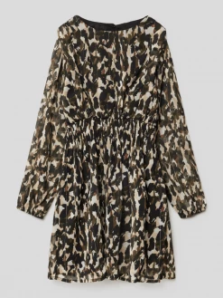 Am billigsten 😀 Only Kleid Mit Allover-Muster - Offwhite 🥰