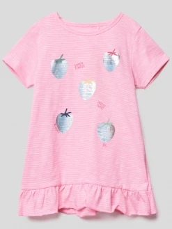 Bestes Angebot 🥰 Staccato Kleid Mit Streifenmuster - Pink ✨